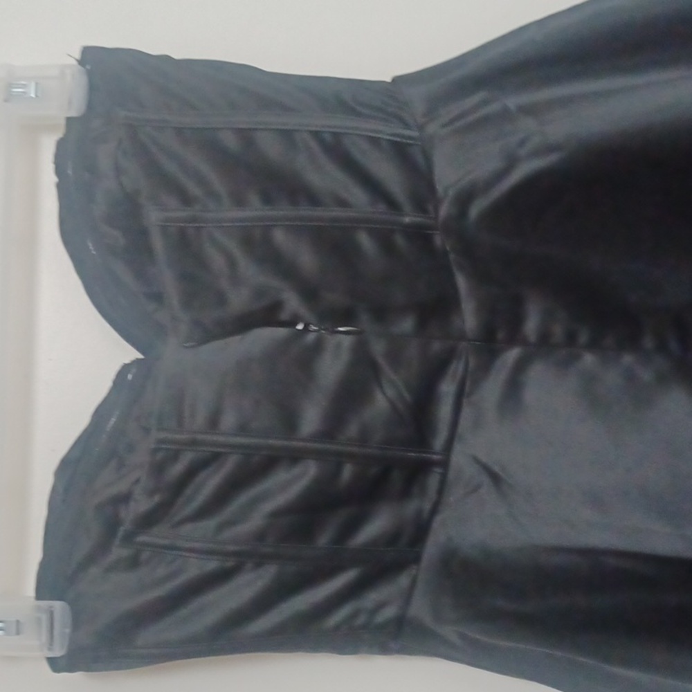 NEW LULU.S Elegant Black Strapless Dress Mini - Picture 4 of 6